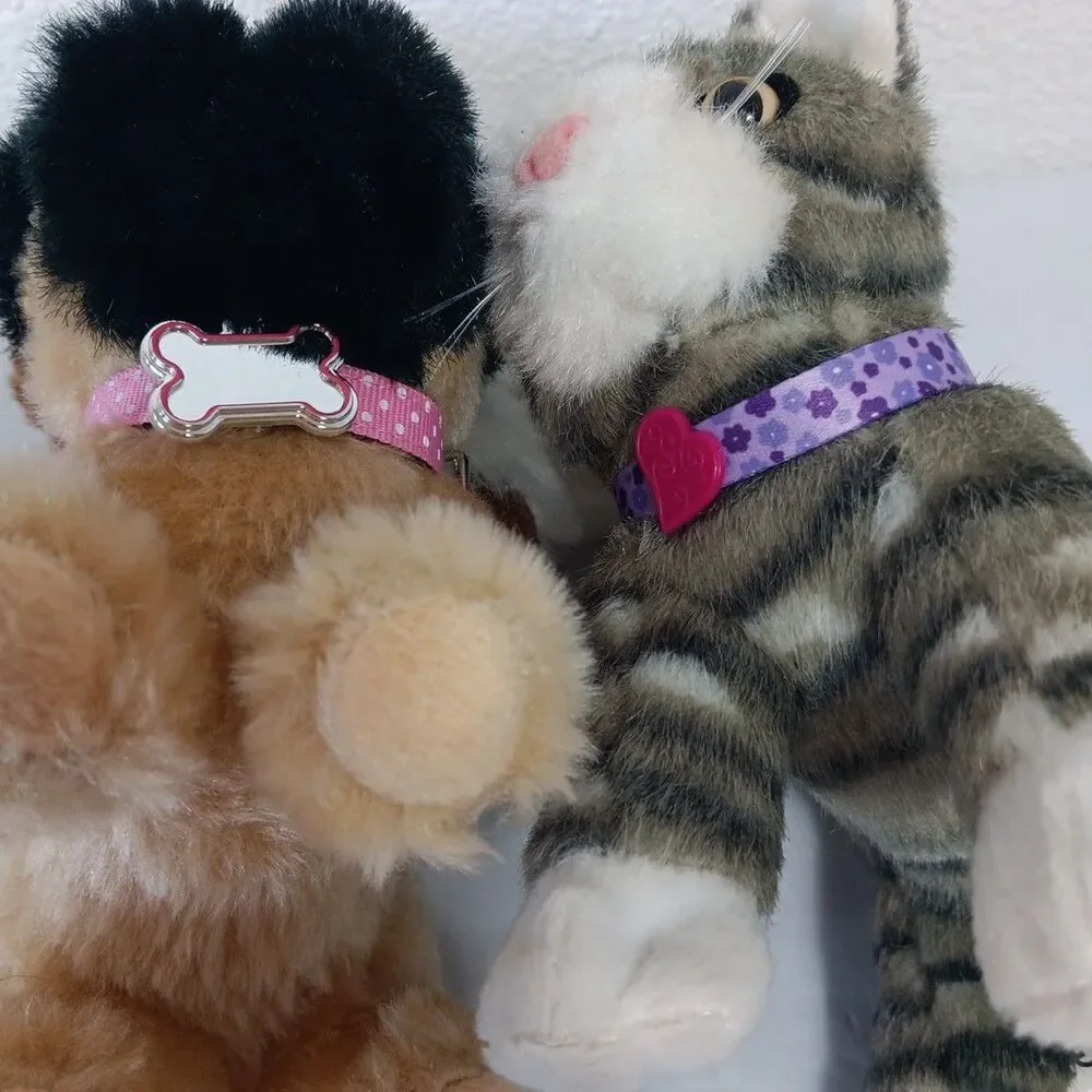 Battat Sofia's Pet Kitty Cat Dog Carrier Bed Bowl Blanket Bones Lot Pink For 18